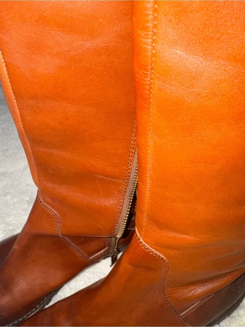 Vince Camuto Cognac Brown Over-the-Knee Riding Boots